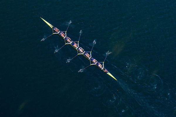 Women's Rowing Team on St. Joseph River
